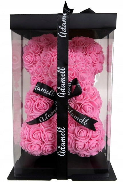 Miś Pluszowy Walentynkowy 25cm Różany Prezent Na Walentynki Urodziny Misiek